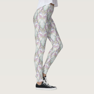 Leggings Patrón de búho oráculo púrpura pastel