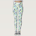 Leggings Patrón de caballito de mar<br><div class="desc">Patrón de frutas de moda y de mojigata.</div>