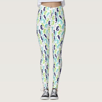 Leggings Patrón de caballito de mar