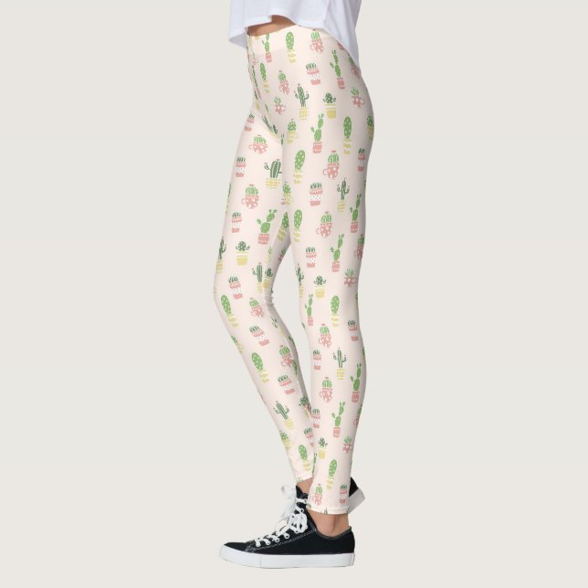Leggings Patrón de cactus (Izquierda)