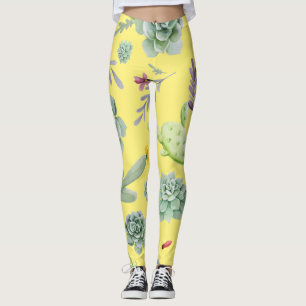 Leggings Patrón de cactus 9