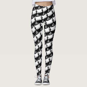 Leggings Patrón de café