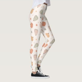 Leggings Patrón de calabaza de Cuta Feliz - Piernas