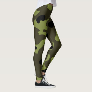 Leggings Patrón de camo del ejército