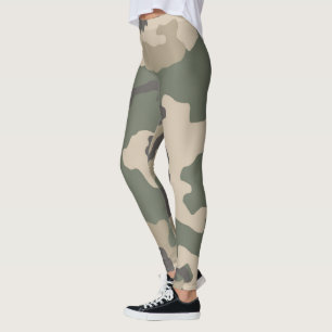 Leggings Patrón de Camo Verde