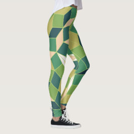 Leggings Patrón de camuflaje de Moss