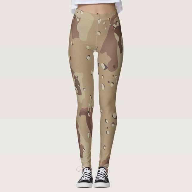 Leggings Patrón de camuflaje del desierto (Anverso)