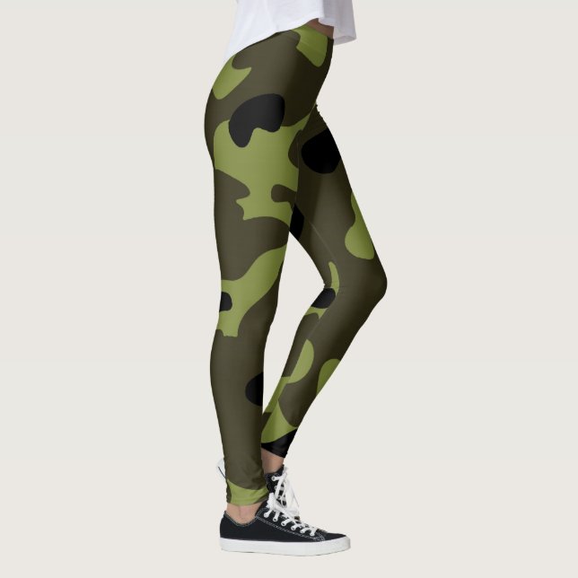 Leggings Patrón de camuflaje del ejército (Derecha)