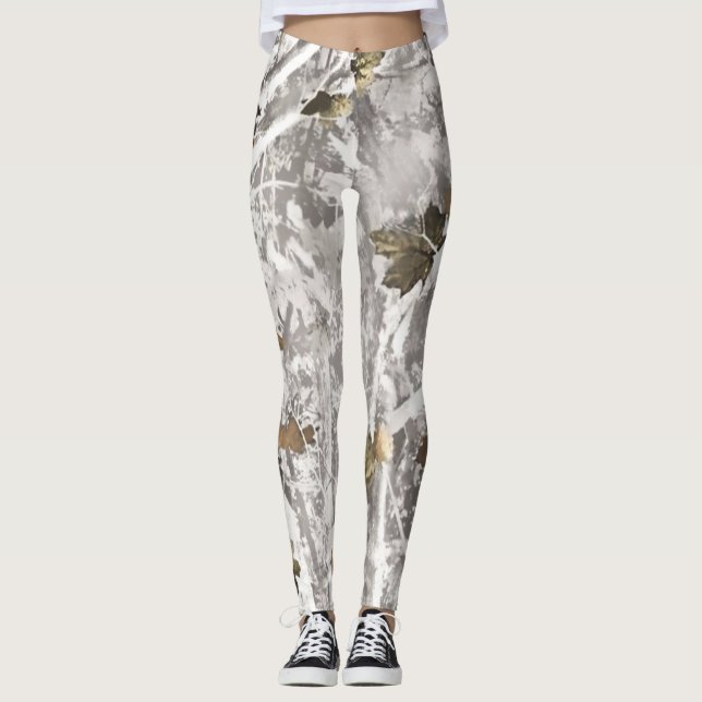 Leggings Patrón de camuflaje forestal (Anverso)
