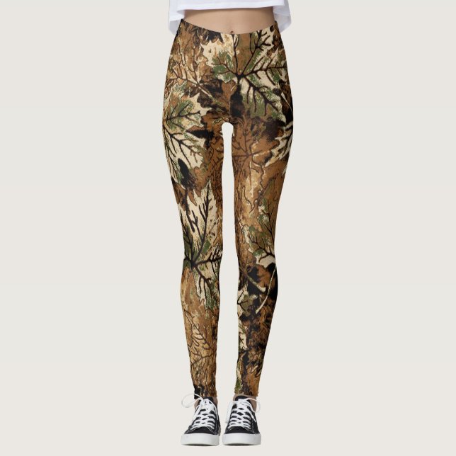 Leggings Patrón de camuflaje forestal (Anverso)