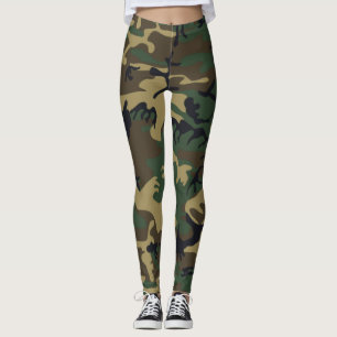 Leggings Patrón de camuflaje genial deportivo y elegante