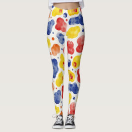 Leggings Patrón de camuflaje irregular chunco y juguetón