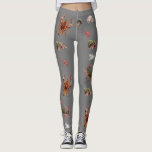 Leggings Patrón de cangrejo de langosta de crustáceos<br><div class="desc">Este diseño se puede personalizar eligiendo la opción Editar diseño. También puede transferir a otros artículos. Póngase en contacto conmigo en colorflowcreations@gmail.com o utilice la opción de chat en la parte superior de la página si desea tener este diseño en otro producto o necesita ayuda con este diseño. Ver más...</div>