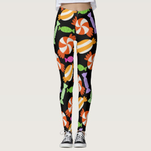 Leggings Patrón de caramelos   Patrón de las lolias   lango