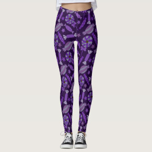 Leggings Patrón de caramelos   Patrón de las lolias   lolli