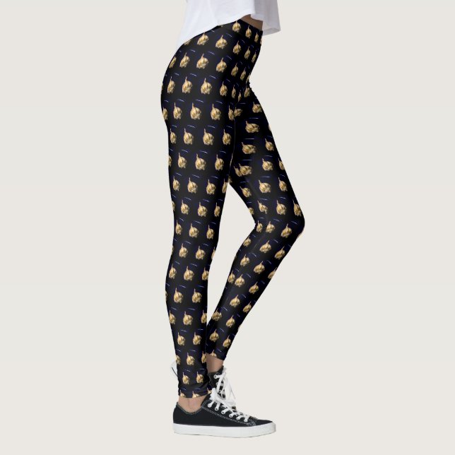 Leggings Patrón de casquillo de mar (Derecha)
