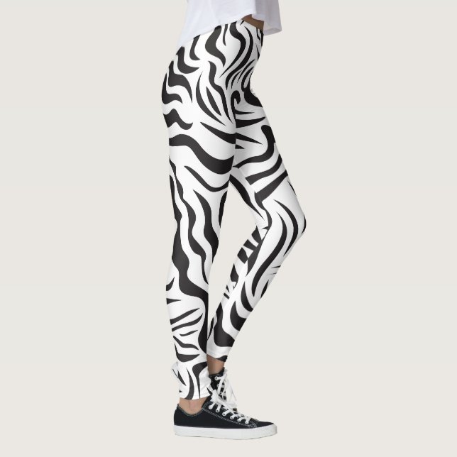 Leggings Patrón de cebra (Derecha)