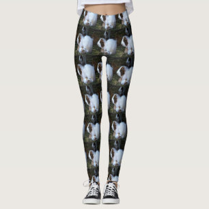 Leggings Patrón De Cerdo De Mamá Y De Guinea Bebé,