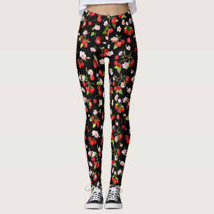 Leggings Patrón de cerezas 1