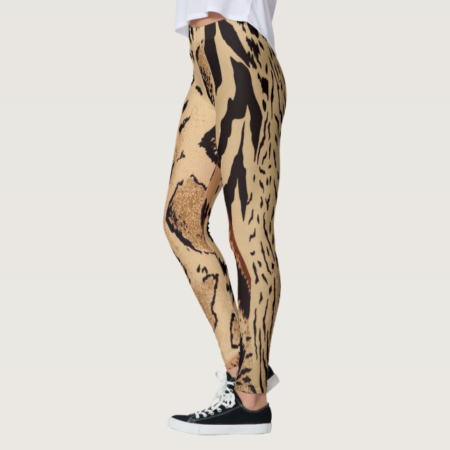 Leggings Patrón de Cheetah (Izquierda)