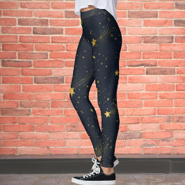 Leggings Patrón de cielo nocturno