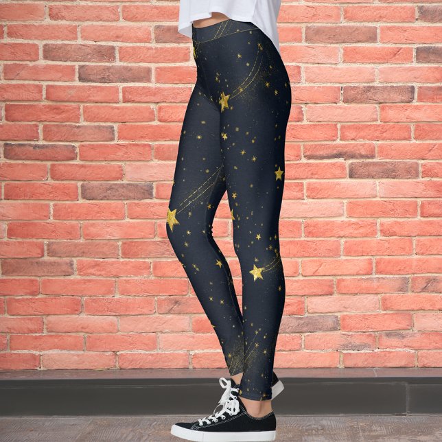 Leggings Patrón de cielo nocturno (Subido por el creador)