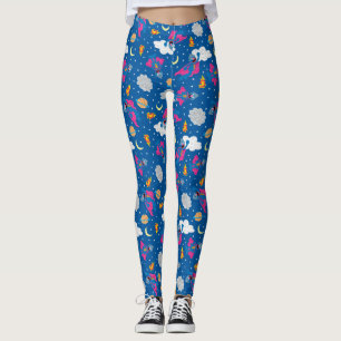 Leggings Patrón de cielo nocturno de Super Grover 2.0