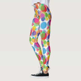 Leggings Patrón de círculo colorido