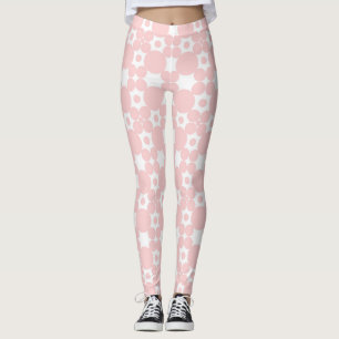 Leggings Patrón de Círculos Rosados