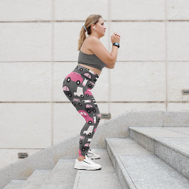 Leggings Patrón de coches de juguete