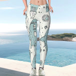 Leggings Patrón de cohetes de estilo retro de los años 50<br><div class="desc">Si quieres darle un poco de aturdimiento a tu armario esta temporada, entonces estas "Shy Shy Panda" de los años 50, estilo retro, patrón de cohetes para damas Casual Leggings son la elección perfecta. Estos hermosos pantalones combinan sin esfuerzo la moda y la función, ofreciendo una mezcla de ultrarrebatadores spandex...</div>