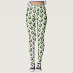 Leggings Patrón de coliflor