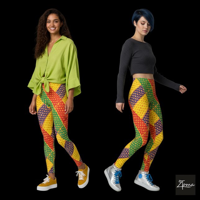 LEGGINGS PATRÓN DE COLOR (Subido por el creador)