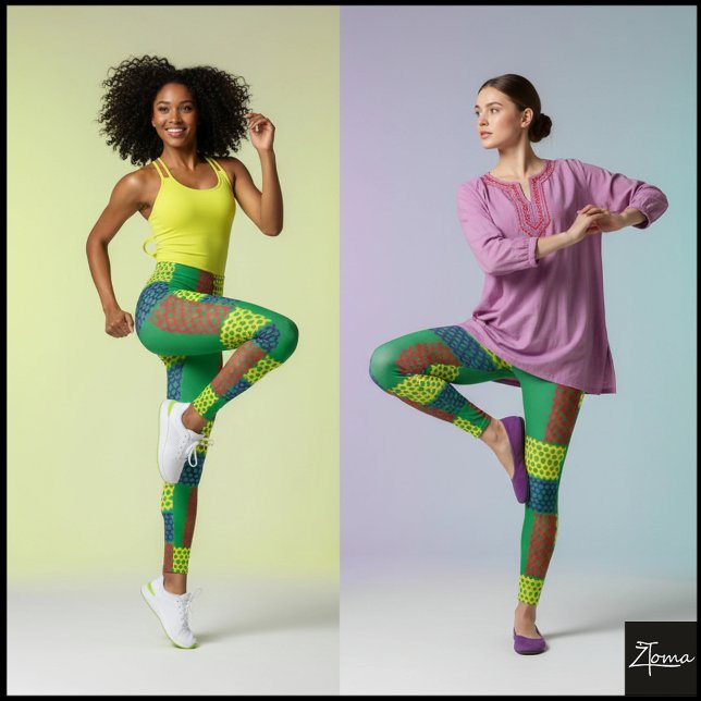 LEGGINGS PATRÓN DE COLOR (Subido por el creador)