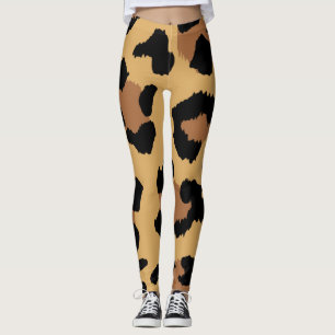 Leggings Patrón de color del tigre Lover animal