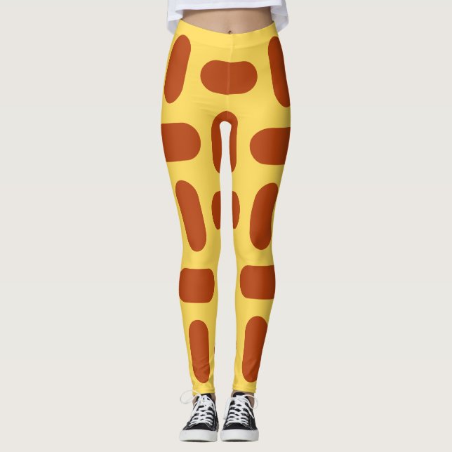 Leggings Patrón de Color Personalizado (Anverso)