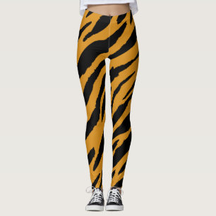 Leggings Patrón de colores del tigre, los animales se enamo
