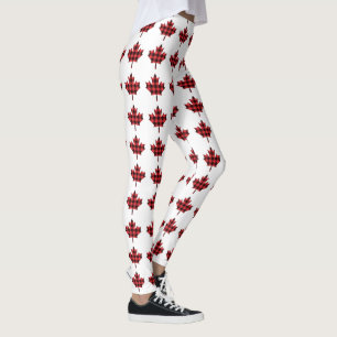 Leggings Patrón de comprobación de la placa de búfalo de ho