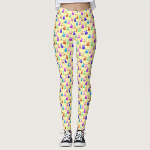Leggings Patrón de conejitos lindos