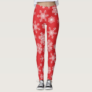 Leggings Patrón de copo de nieve