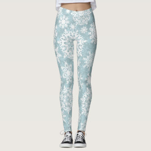 Leggings Patrón de copo de nieve
