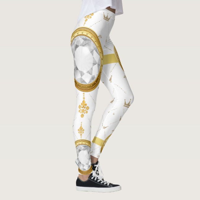 LEGGINGS PATRÓN DE CORAZÓN (Derecha)