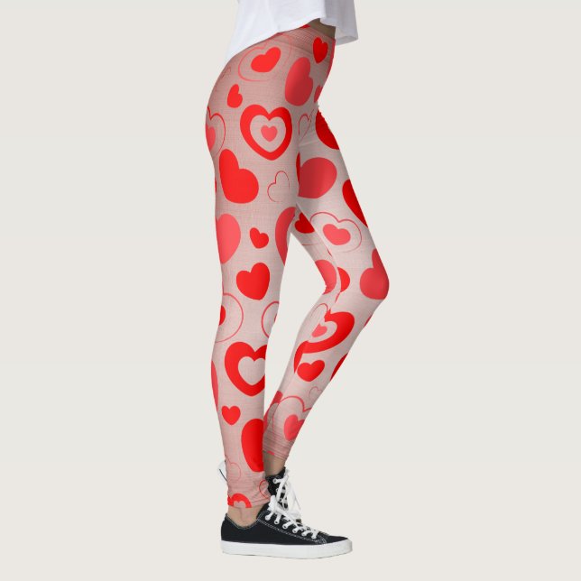 Leggings Patrón de corazón (Derecha)