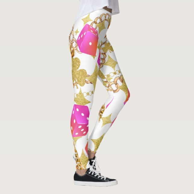 LEGGINGS PATRÓN DE CORAZÓN (Derecha)