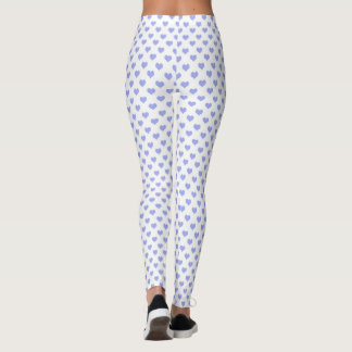 Leggings Patrón de corazón pastelcore