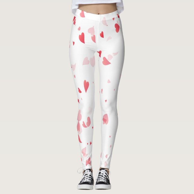 Leggings Patrón de Corazones 33 (Anverso)