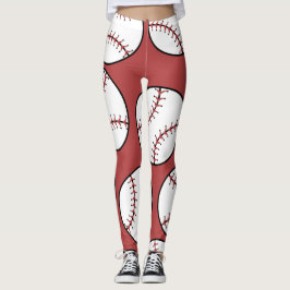 Leggings Patrón de costura de la bola de béisbol