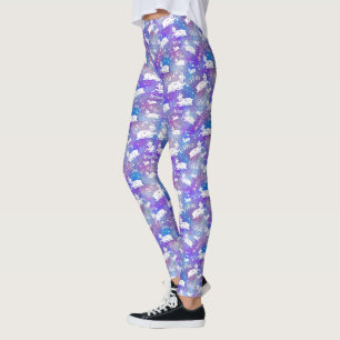 Leggings Patrón de cumpleaños de Aries Ram Constellation 