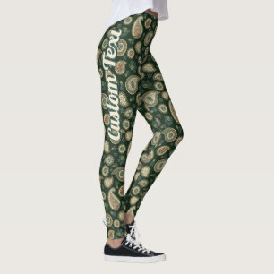 Leggings Patrón de Cypress Paisley