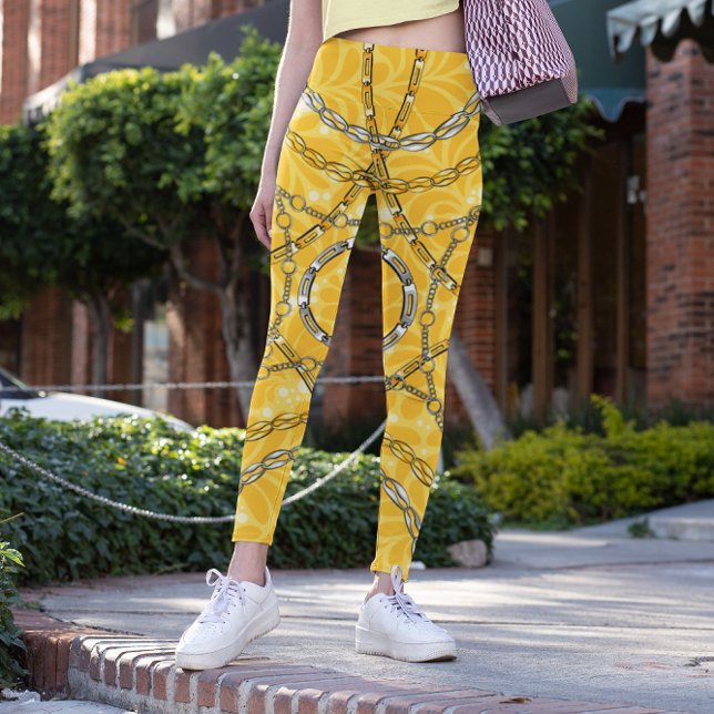 Leggings Patrón de Damasco con cadena (Subido por el creador)